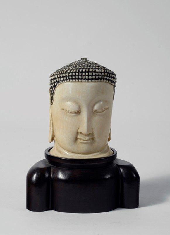 Testa di Buddha  - Asta Arte orientale - I - Galleria Pananti Casa d'Aste