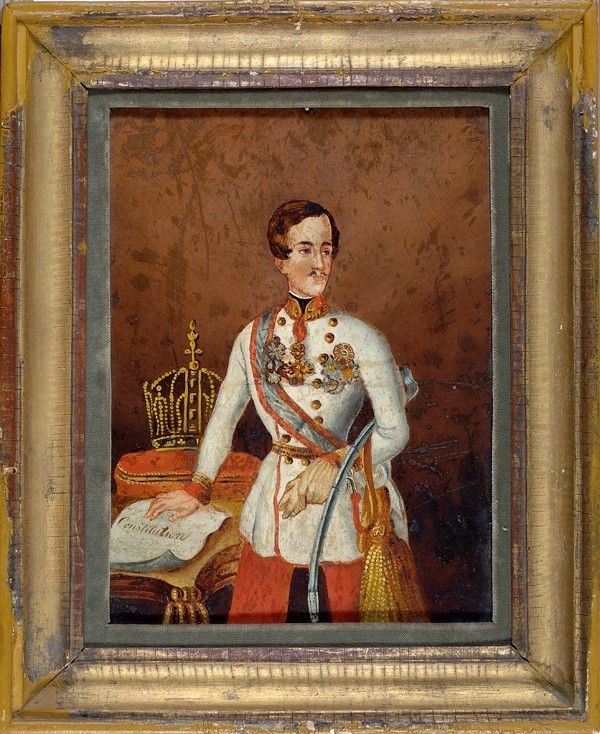Anonimo, XIX Sec. - Francesco Giuseppe i D'asburgo