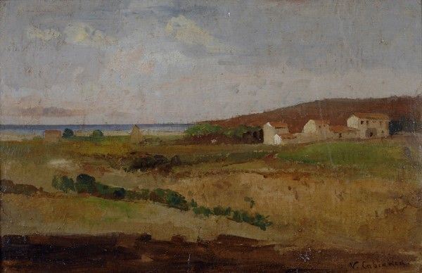 Vincenzo Cabianca - Paesaggio