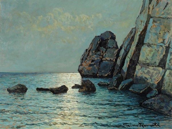 Gino Romiti - Scogliera ad Antignano