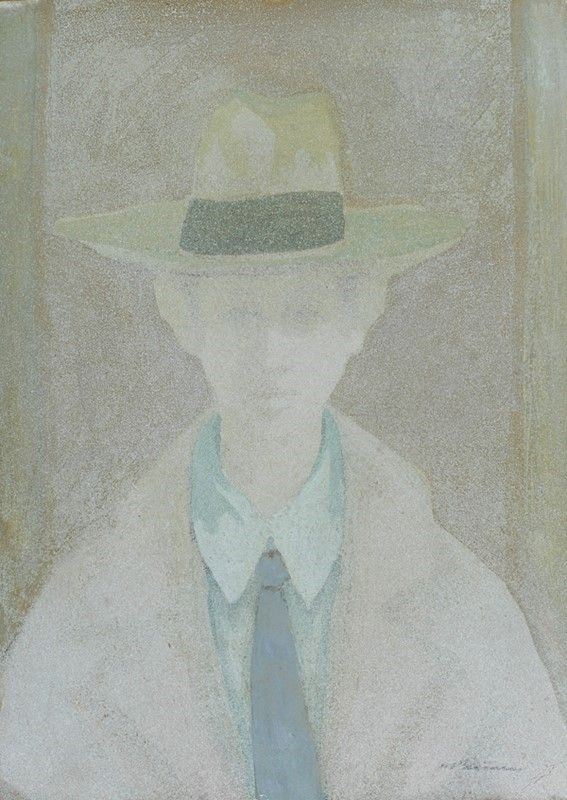 Marcello Boccacci - Uomo con cappello