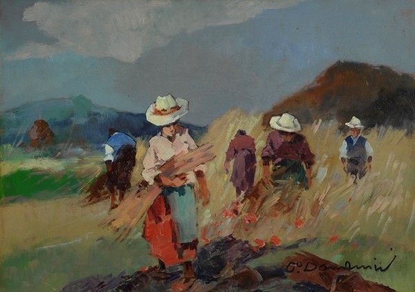 Carlo Domenici - Mietitura