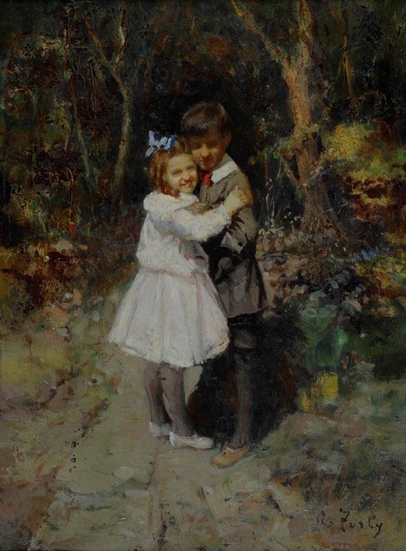 Scuola Italiana, fine XIX - inizio XX sec. - I fratelli