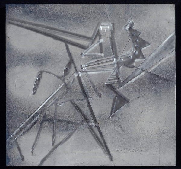 Umberto Mastroianni : Ritmi n. 2  (1970)  - Lamina di argento - Asta Arte moderna e contemporanea, Grafica ed edizioni - Galleria Pananti Casa d'Aste