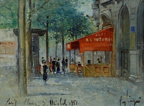 Francesco Pagliazzi - Caffè a Parigi