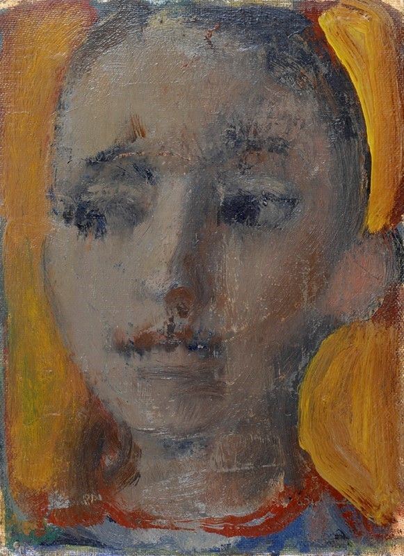Ugo Capocchini : Testa di ragazzo  - Olio su cartone telato - Auction Autori del XIX e XX sec. - I - Galleria Pananti Casa d'Aste