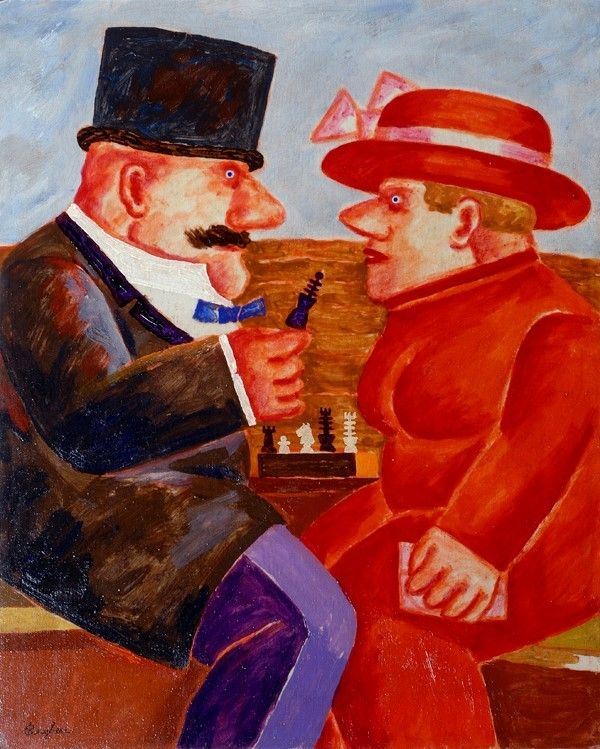 Franz Borghese - La partita a scacchi