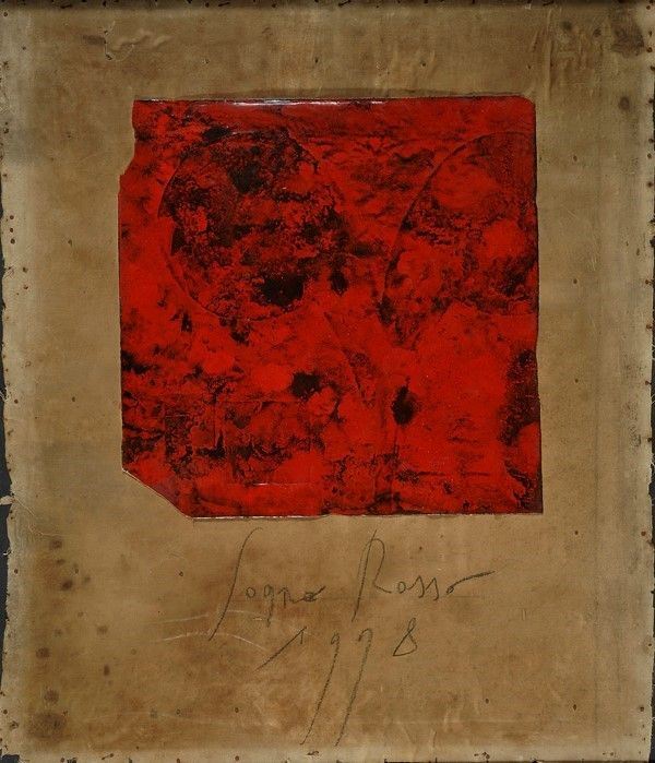 Roberto Floreani : Sogno rosso  (1998)  - Olio e tecnica mista su tavola - Auction Autori del XIX e XX sec. - I - Galleria Pananti Casa d'Aste