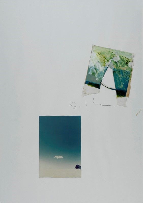 Mario Schifano - Franco Fontana : Senza titolo  (1973)  - Smalti, e collage di fotografia su carta - Asta Autori del XIX e XX sec. - I - Galleria Pananti Casa d'Aste