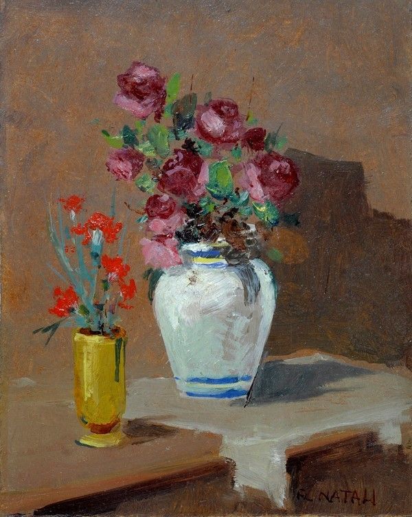 Renato Natali - Nature Morte con Fiori