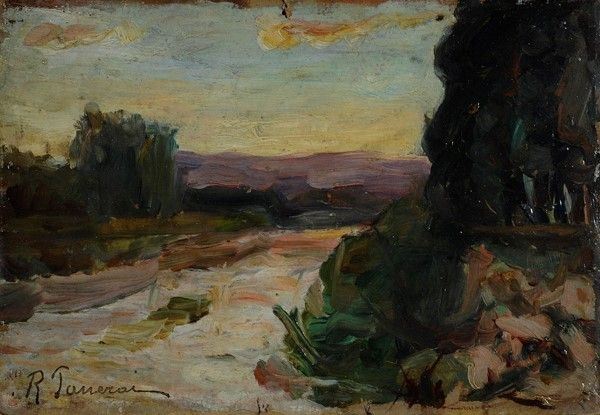 Ruggero Panerai - Paesaggio fluviale