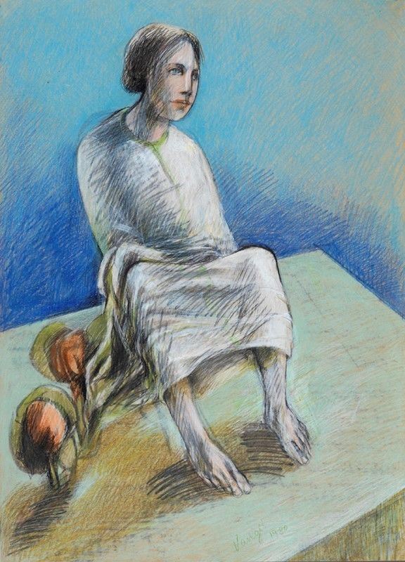 Giuliano Vangi - Figura Seduta