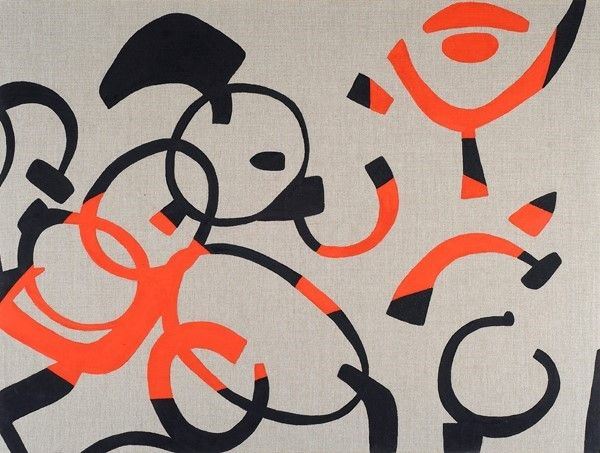 Carla Accardi : Dove si perde  (2010)  - Vinilico su tela - Asta Autori del XIX e XX sec. - I - Galleria Pananti Casa d'Aste