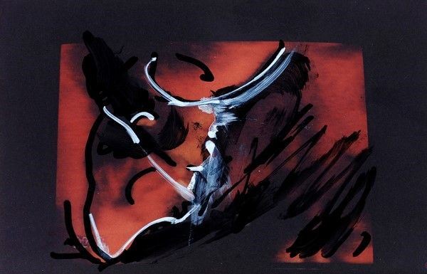 Mario Schifano : Senza titolo  (1990-94)  - Pennarelli su fotografia - Asta Autori del XIX e XX sec. - I - Galleria Pananti Casa d'Aste