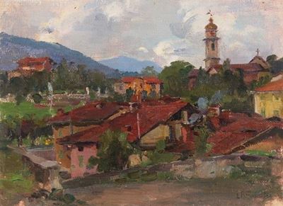 Veduta di Paese Collinare