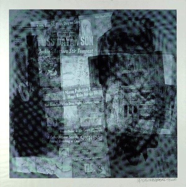 Robert Rauschenberg - Surface Series From Currents