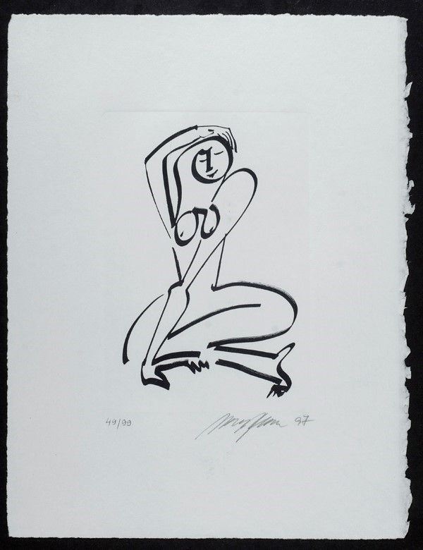 Milena Palakarkina : Senza titolo  (1997)  - Litografia - Auction Autori del XIX e XX sec. - I - Galleria Pananti Casa d'Aste