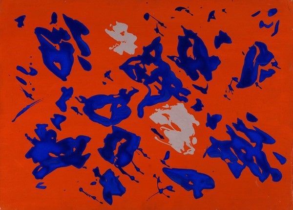 Giulio Turcato : Orme  ((1971))  - Olio su tela - Asta Autori del XIX e XX sec. - I - Galleria Pananti Casa d'Aste