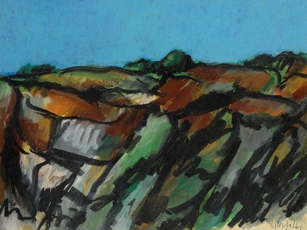 Ennio Morlotti - Paesaggio con Rocce