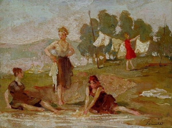 Guido Somelli - Lavandaie