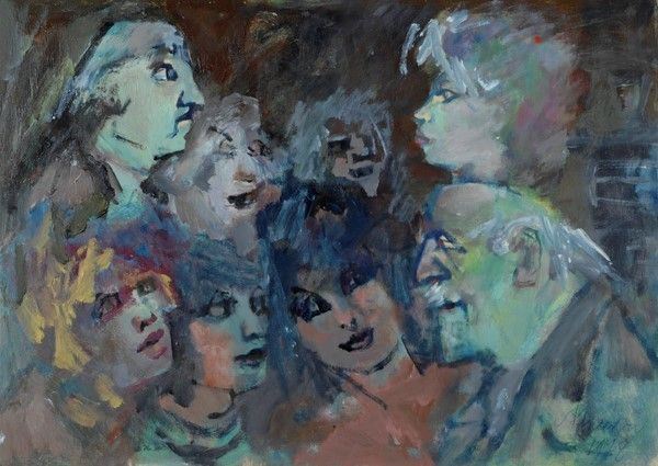 Mino Maccari - Figure Sorridenti