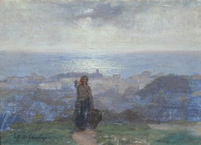 Paesaggio al Tramonto
