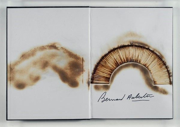 Bernard Aubertin : Senza titolo  (2010)  - Intervento su libro - Asta Autori del XIX e XX sec. - I - Galleria Pananti Casa d'Aste