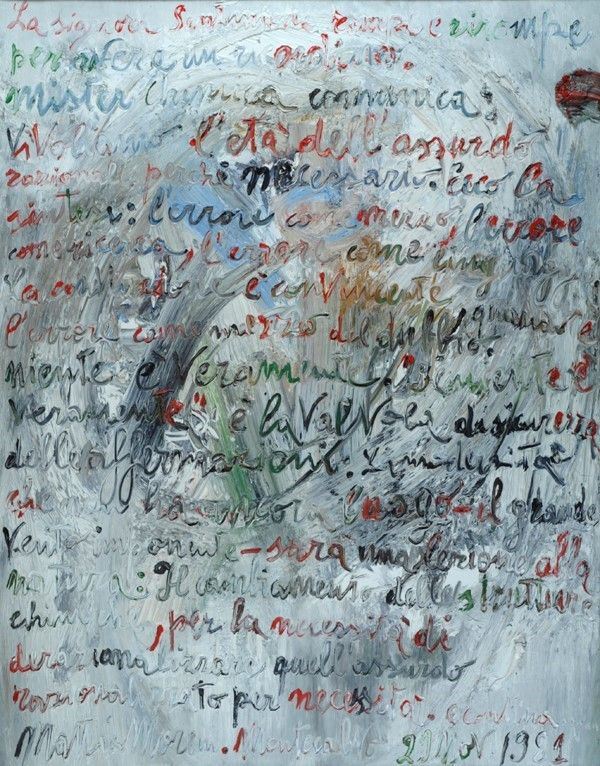 Mattia Moreni : Senza titolo  (1981)  - Olio su tela - Asta Autori del XIX e XX sec. - I - Galleria Pananti Casa d'Aste