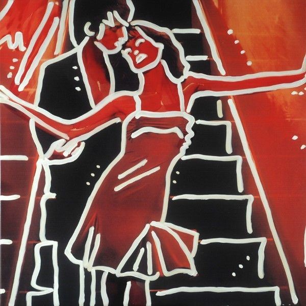 Santorossi : Coppia  (2008)  - Acrilico su tela emulsionata - Asta Autori del XIX e XX sec. - I - Galleria Pananti Casa d'Aste