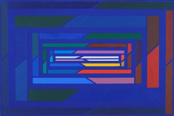 Piero Dorazio : Skepsis I  (1996-97)  - Olio su tela - Asta Autori del XIX e XX sec. - I - Galleria Pananti Casa d'Aste