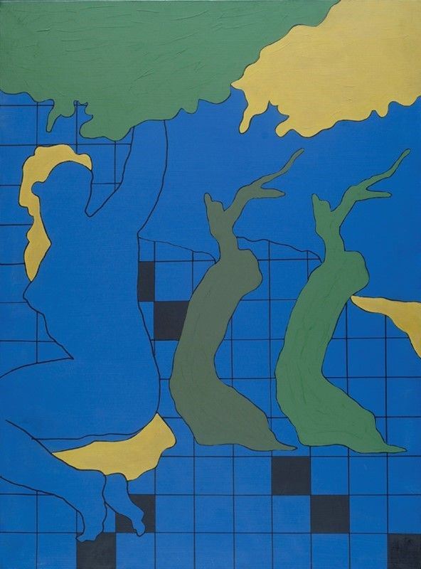 Tano Festa : Senza titolo  (1978)  - Acrilico su tela - Asta Autori del XIX e XX sec. - I - Galleria Pananti Casa d'Aste