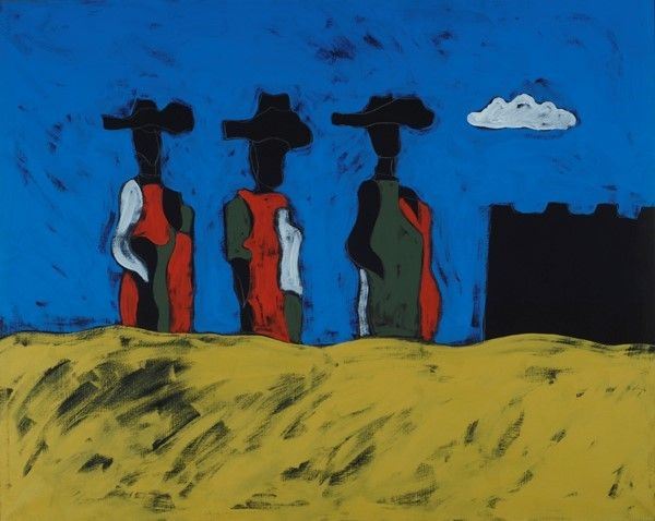 Tano Festa : Senza titolo  (1985)  - Acrilico su tela - Asta Autori del XIX e XX sec. - I - Galleria Pananti Casa d'Aste