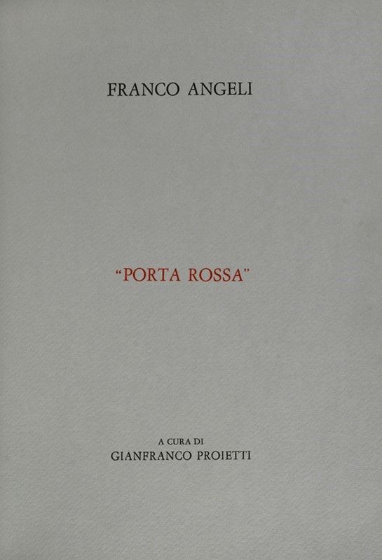 Franco Angeli - Porta Rossa