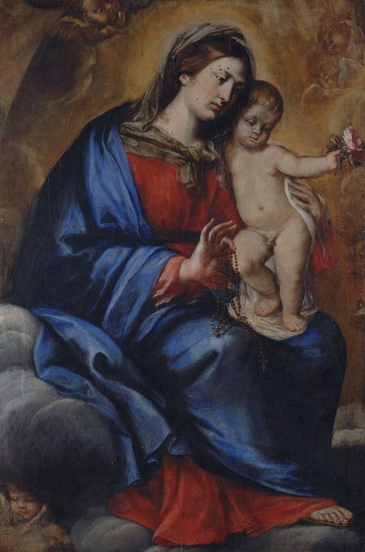 Attr. a Severo Asensio - Madonna col Bambino