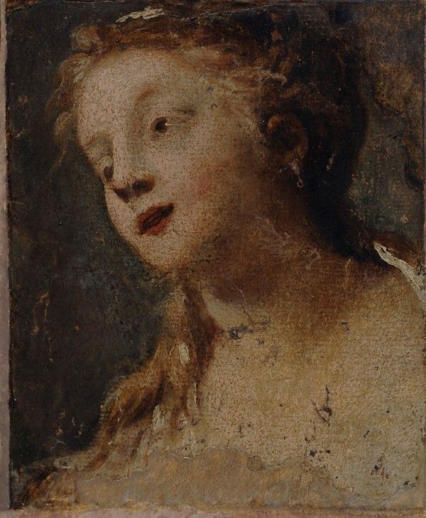 Scuola Genovese, XVII sec. - Ritratto di donna