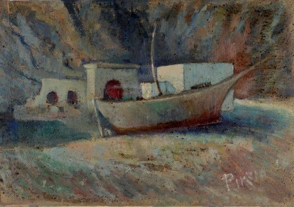 Pirzio (Elio Fiore) - Barcone in secca