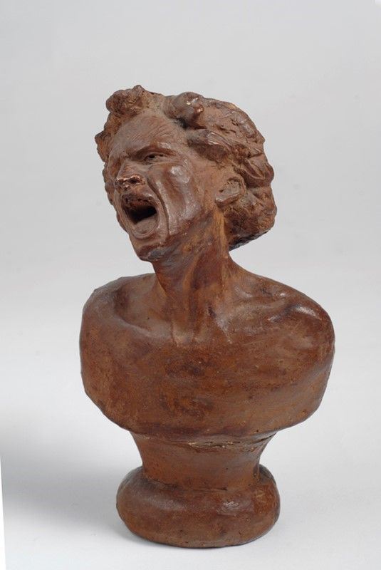Adriano Cecioni : Busto  - Terracotta - Auction Dipinti dal XV al XX sec. e oggetti di antiquariato - Galleria Pananti Casa d'Aste