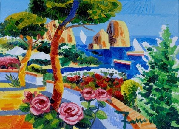 Athos Faccincani - La Luce e i Faraglioni