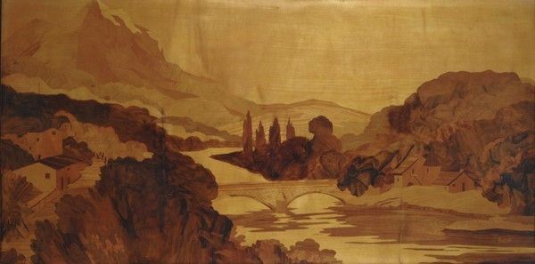 Anonimo, XIX Sec. - Paesaggio