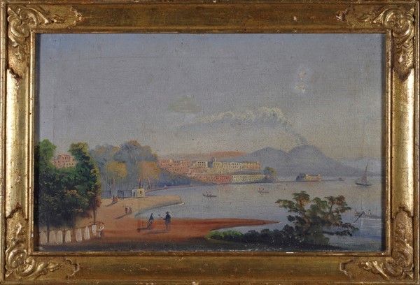 Scuola Napoletana, Inizio XIX Sec. - Vedute di Napoli
