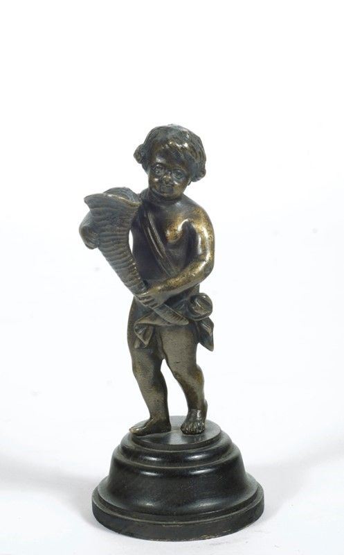 Giardiello : Putto con cornucopia  - Auction Dipinti dal XV al XX sec. e oggetti di antiquariato - Galleria Pananti Casa d'Aste
