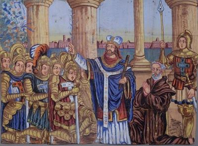 Il Papa Predica e Benedice la Crociata