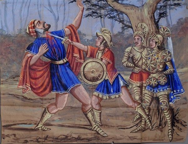 Fecra libera Ermino e Armando  - Auction Collezioni di cartelloni dell'opera dei pupi siciliani - I - Galleria Pananti Casa d'Aste