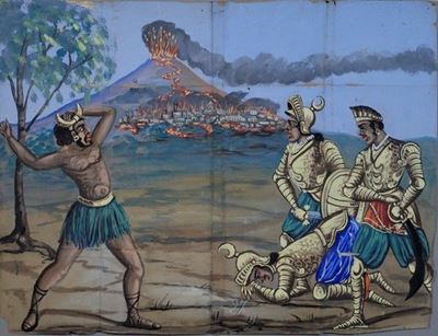Eruzione del Vulcano Cracatova