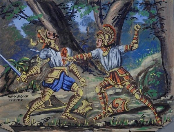 Morte di Lupo per Mano Luigi Sofia (storia Uzeta)