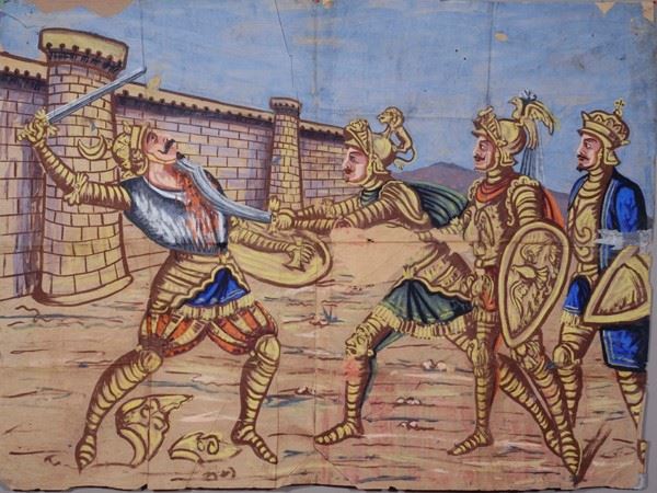 Rinaldo uccide il Re Alcazar