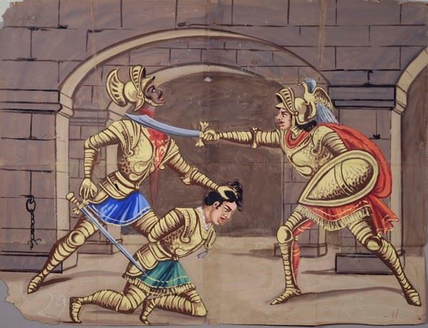 Argorante spacca la testa a Martaferro e libero suo cugino panguino dalla prigione