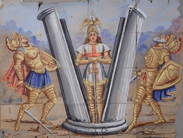 Liberazione di Guidone santo  - Asta Collezioni di cartelloni dell'opera dei pupi siciliani - I - Galleria Pananti Casa d'Aste