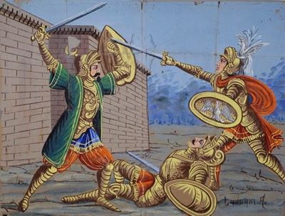 Guidone Salva Astolfo Dall'ira di un Saraceno
