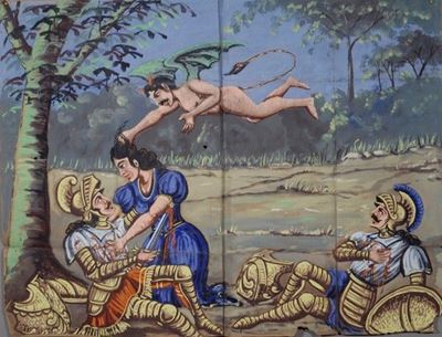 Sfida di Alcester e Oreste: Morte di Lidia che Viene Portata dal Diavolo